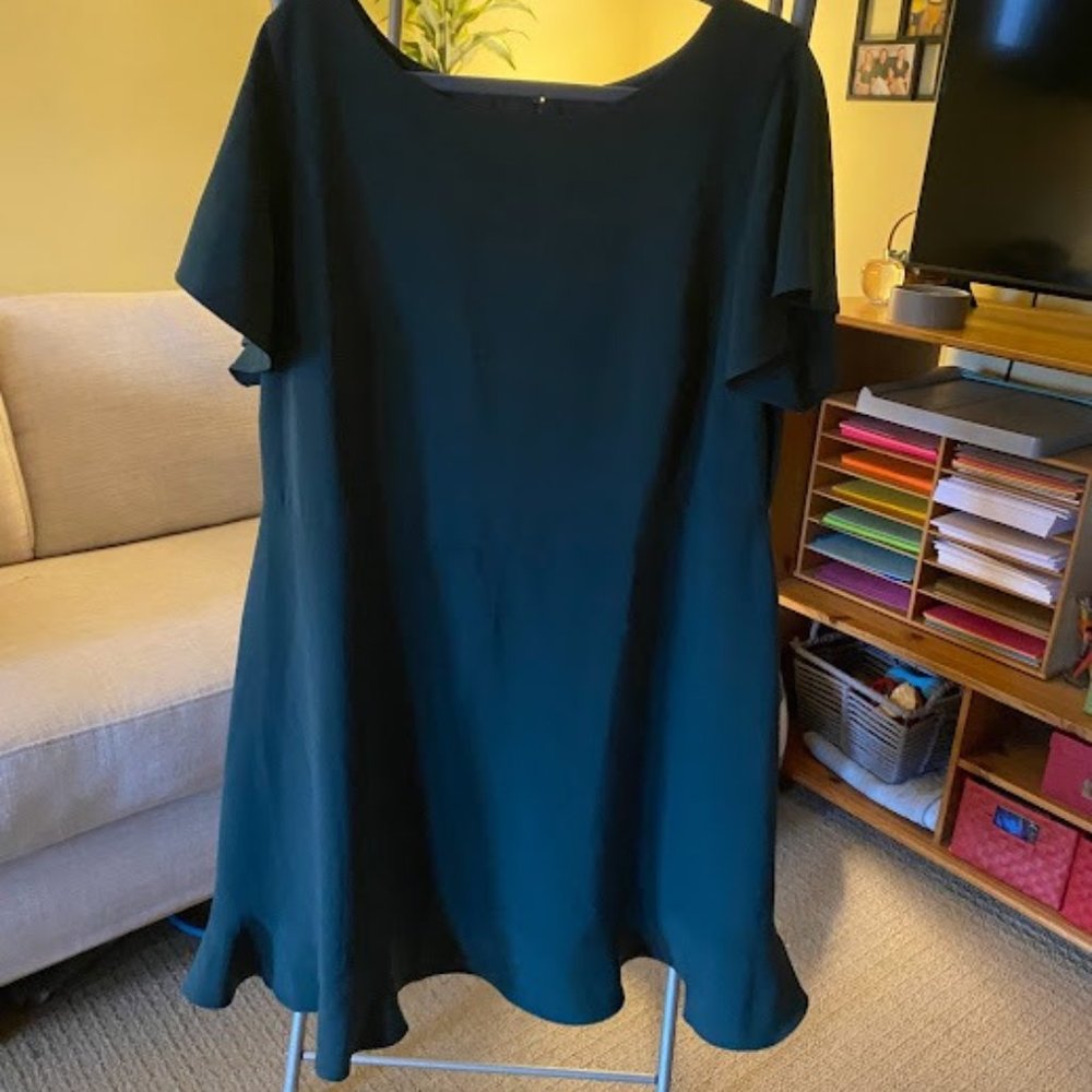 Loft Emerald Green Cocktail Dress